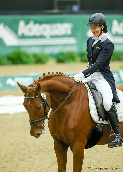 Red Diamond at US Dressage Finals 2015 I-1 Freestyle